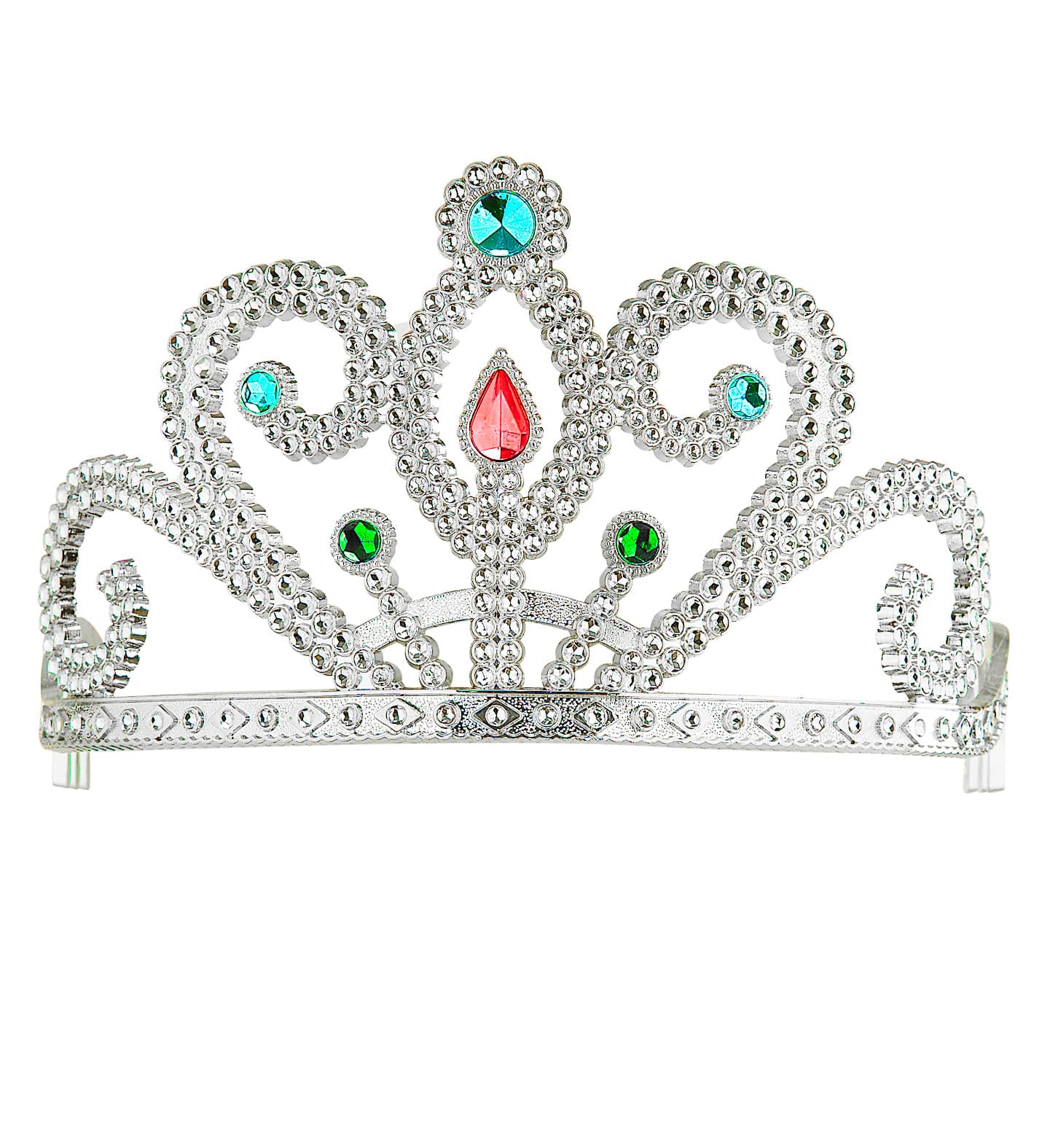 Ezüst színű tiara