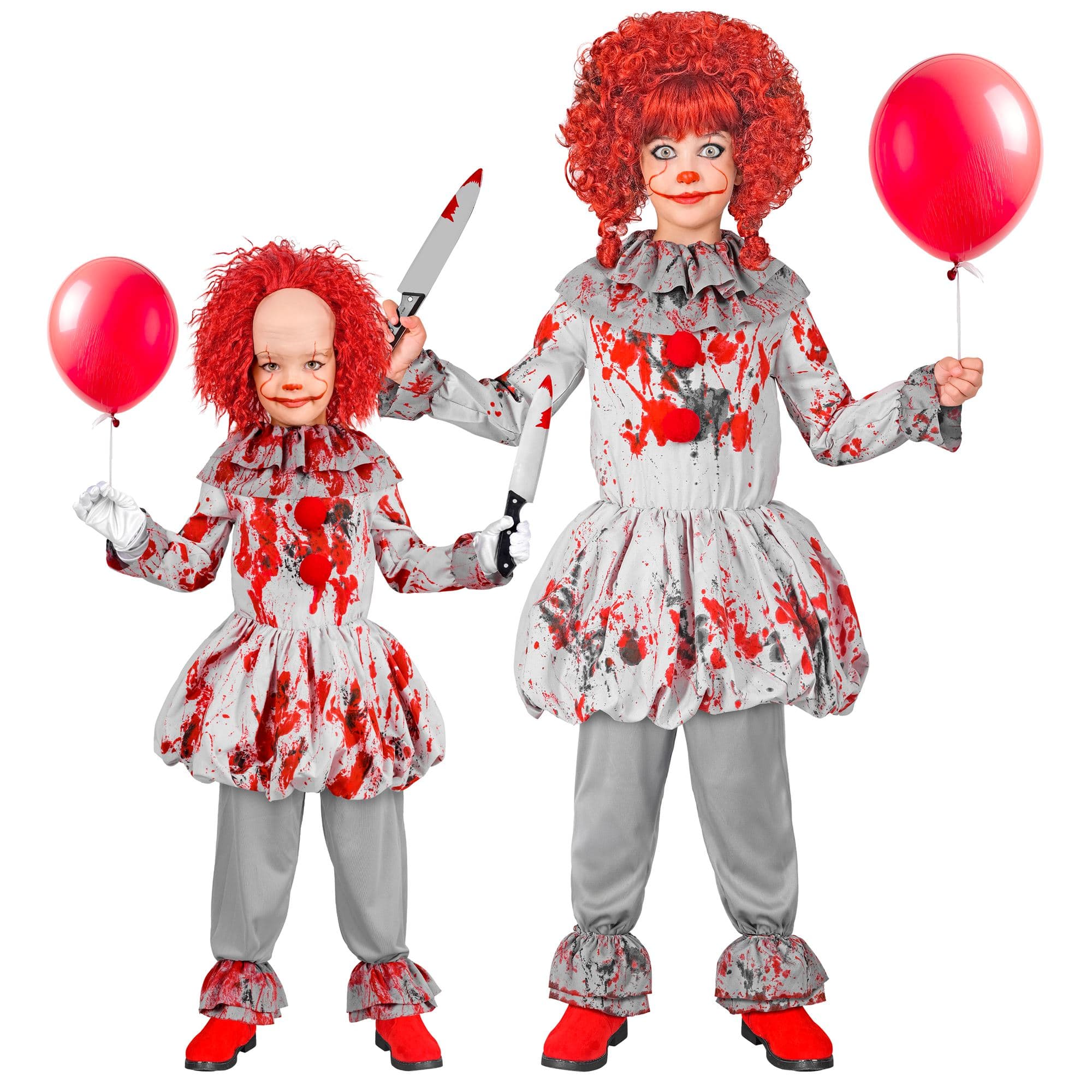 Vintage horror bohóc jelmez 140-es