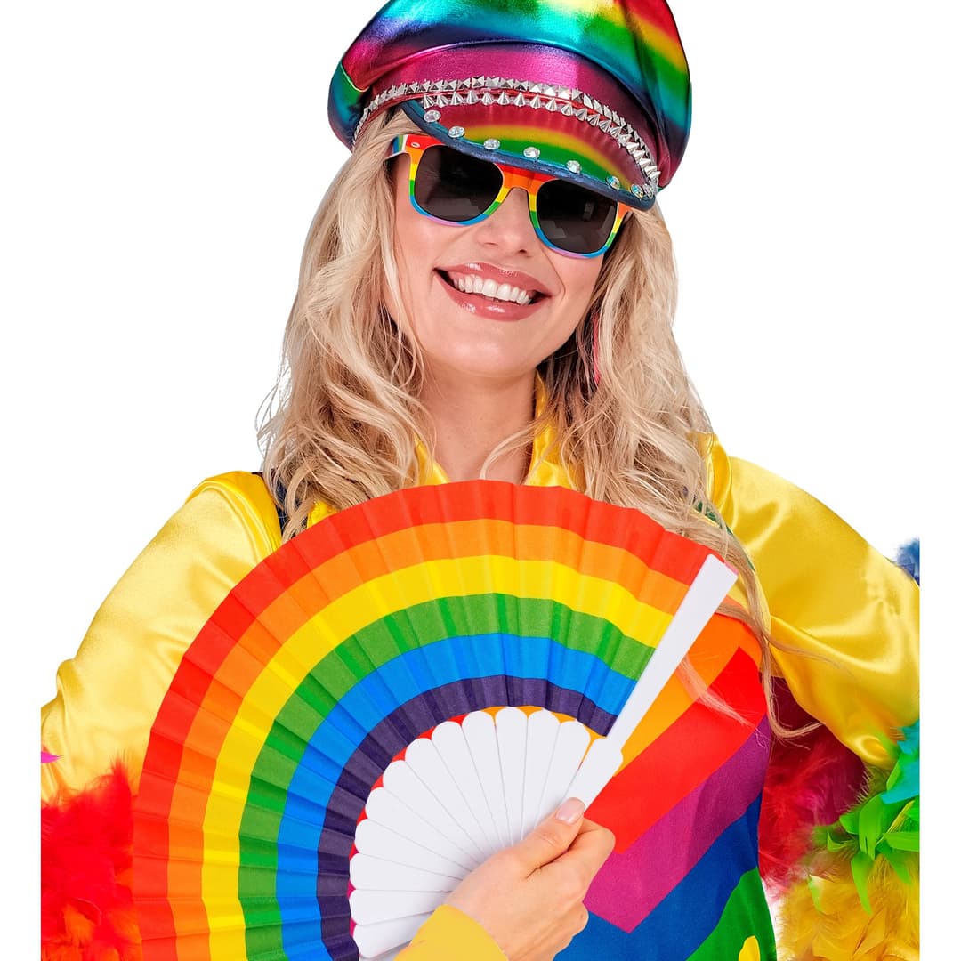 Szivárvány legyező